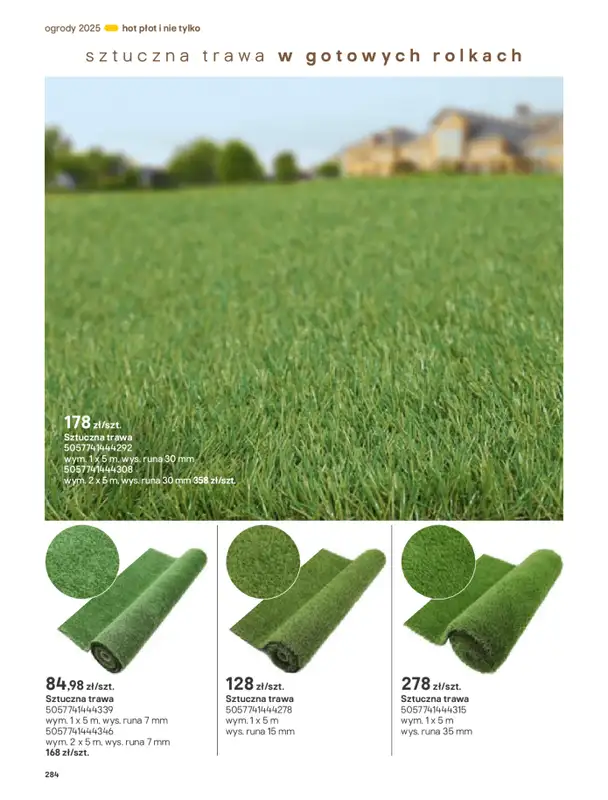 Castorama - gazetka promocyjna Katalog Ogrody, tarasy i balkony 2025 od środy 12.03 do środy 31.12 - strona 284