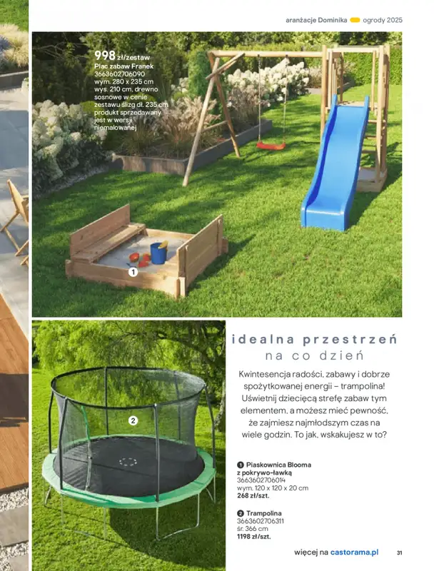 Castorama - gazetka promocyjna Katalog Ogrody, tarasy i balkony 2025 od środy 12.03 do środy 31.12 - strona 31