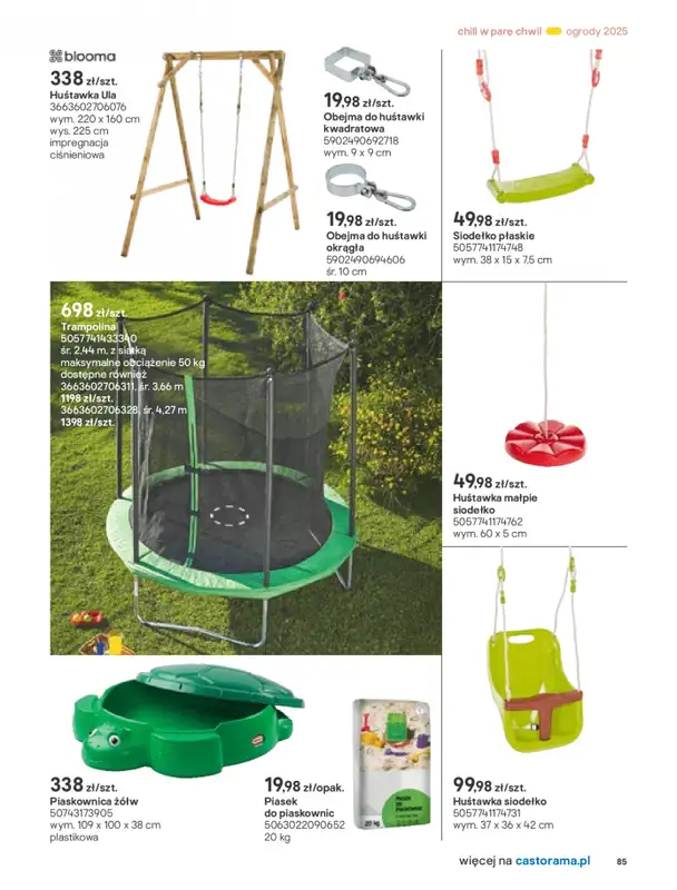 Castorama - gazetka promocyjna Katalog Ogrody, tarasy i balkony 2025 od środy 12.03 do środy 31.12 - strona 85