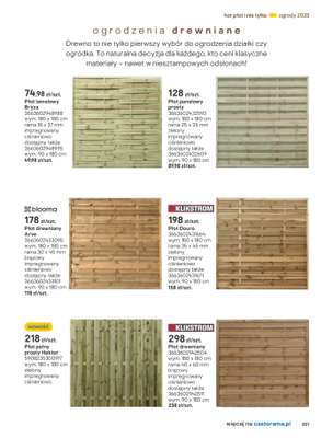 Castorama - gazetka promocyjna Katalog Ogrody, tarasy i balkony 2025 od środy 12.03 do środy 31.12 - strona 221