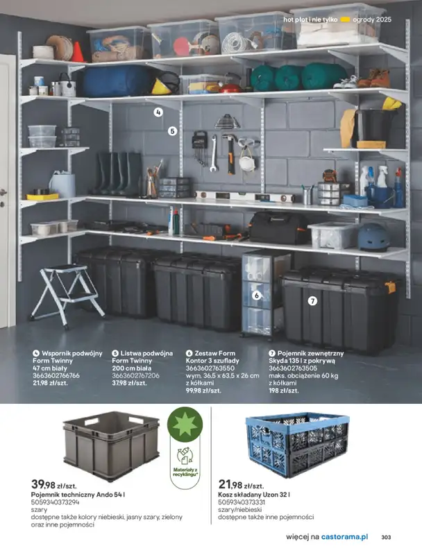 Castorama - gazetka promocyjna Katalog Ogrody, tarasy i balkony 2025 od środy 12.03 do środy 31.12 - strona 303