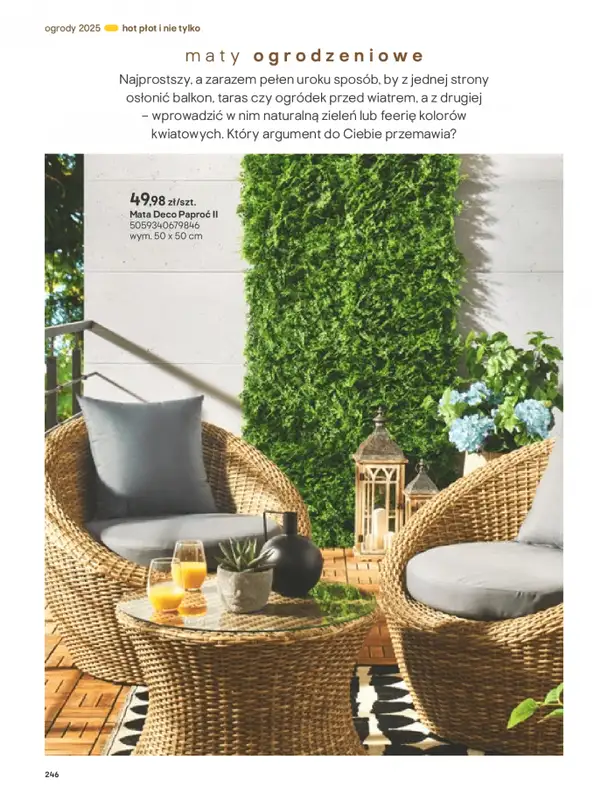 Castorama - gazetka promocyjna Katalog Ogrody, tarasy i balkony 2025 od środy 12.03 do środy 31.12 - strona 246