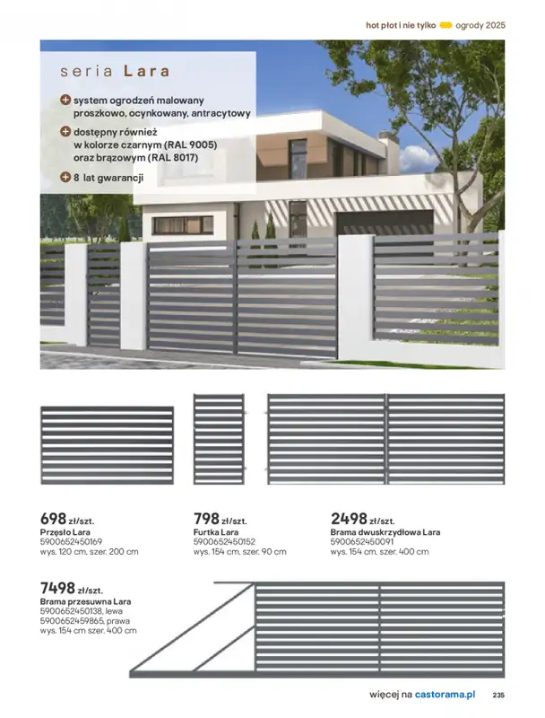 Castorama - gazetka promocyjna Katalog Ogrody, tarasy i balkony 2025 od środy 12.03 do środy 31.12 - strona 235