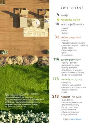 Castorama - gazetka promocyjna Katalog Ogrody, tarasy i balkony 2025 od środy 12.03 do środy 31.12 - strona 3