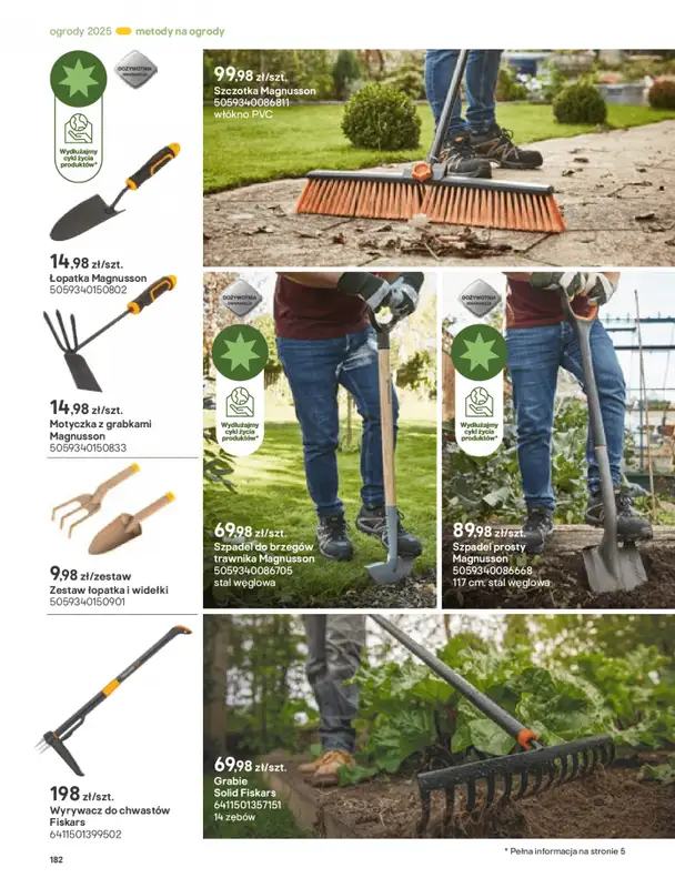 Castorama - gazetka promocyjna Katalog Ogrody, tarasy i balkony 2025 od środy 12.03 do środy 31.12 - strona 182
