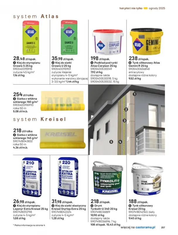 Castorama - gazetka promocyjna Katalog Ogrody, tarasy i balkony 2025 od środy 12.03 do środy 31.12 - strona 257