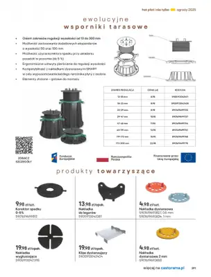 Castorama - gazetka promocyjna Katalog Ogrody, tarasy i balkony 2025 od środy 12.03 do środy 31.12 - strona 291 Castorama - gazetka promocyjna Katalog Ogrody, tarasy i balkony 2025 od środy 12.03 do środy 31.12 - strona 291