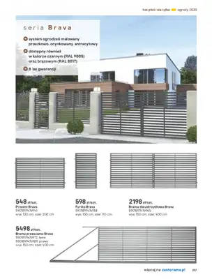 Castorama - gazetka promocyjna Katalog Ogrody, tarasy i balkony 2025 od środy 12.03 do środy 31.12 - strona 237 Castorama - gazetka promocyjna Katalog Ogrody, tarasy i balkony 2025 od środy 12.03 do środy 31.12 - strona 237