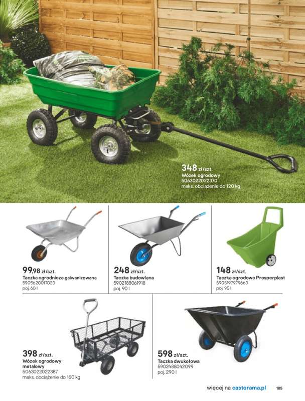 Castorama - gazetka promocyjna Katalog Ogrody, tarasy i balkony 2025 od środy 12.03 do środy 31.12 - strona 185