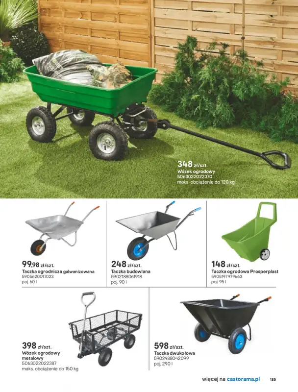 Castorama - gazetka promocyjna Katalog Ogrody, tarasy i balkony 2025 od środy 12.03 do środy 31.12 - strona 185