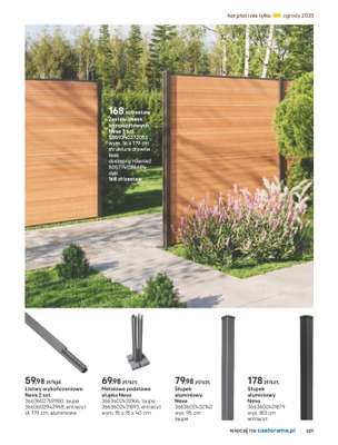 Castorama - gazetka promocyjna Katalog Ogrody, tarasy i balkony 2025 od środy 12.03 do środy 31.12 - strona 229