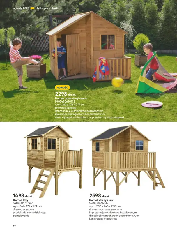 Castorama - gazetka promocyjna Katalog Ogrody, tarasy i balkony 2025 od środy 12.03 do środy 31.12 - strona 84