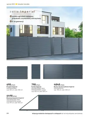 Castorama - gazetka promocyjna Katalog Ogrody, tarasy i balkony 2025 od środy 12.03 do środy 31.12 - strona 242 Castorama - gazetka promocyjna Katalog Ogrody, tarasy i balkony 2025 od środy 12.03 do środy 31.12 - strona 242