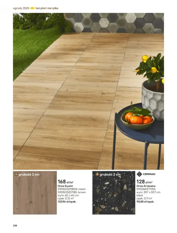Castorama - gazetka promocyjna Katalog Ogrody, tarasy i balkony 2025 od środy 12.03 do środy 31.12 - strona 288