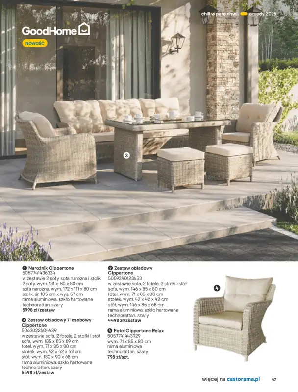 Castorama - gazetka promocyjna Katalog Ogrody, tarasy i balkony 2025 od środy 12.03 do środy 31.12 - strona 47