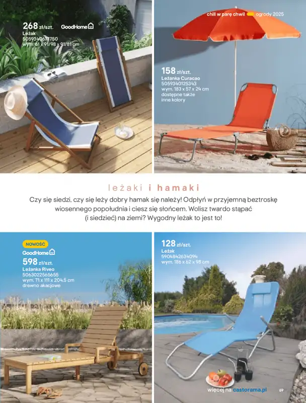 Castorama - gazetka promocyjna Katalog Ogrody, tarasy i balkony 2025 od środy 12.03 do środy 31.12 - strona 69