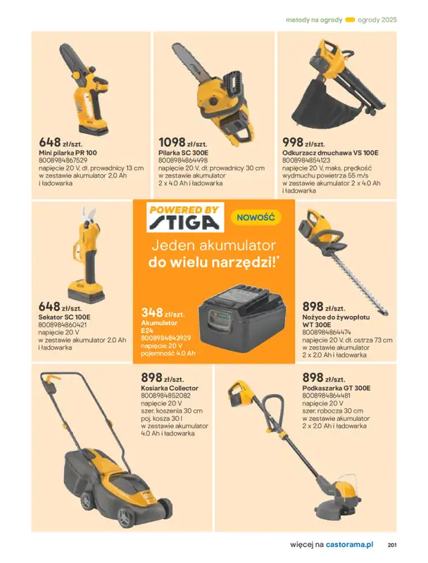 Castorama - gazetka promocyjna Katalog Ogrody, tarasy i balkony 2025 od środy 12.03 do środy 31.12 - strona 201