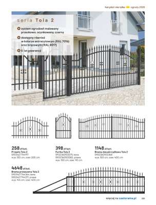 Castorama - gazetka promocyjna Katalog Ogrody, tarasy i balkony 2025 od środy 12.03 do środy 31.12 - strona 231