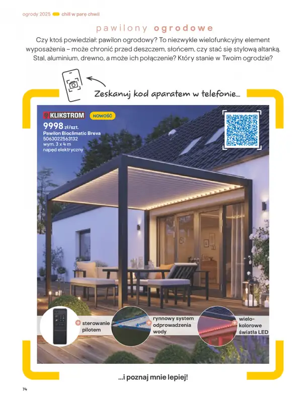 Castorama - gazetka promocyjna Katalog Ogrody, tarasy i balkony 2025 od środy 12.03 do środy 31.12 - strona 74