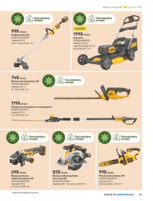 Castorama - gazetka promocyjna Katalog Ogrody, tarasy i balkony 2025 od środy 12.03 do środy 31.12 - strona 197 Castorama - gazetka promocyjna Katalog Ogrody, tarasy i balkony 2025 od środy 12.03 do środy 31.12 - strona 197