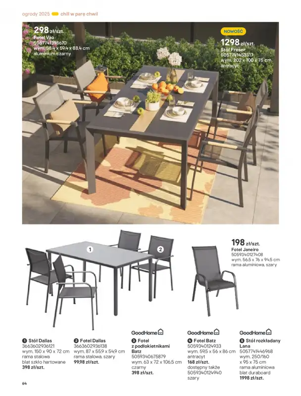 Castorama - gazetka promocyjna Katalog Ogrody, tarasy i balkony 2025 od środy 12.03 do środy 31.12 - strona 64