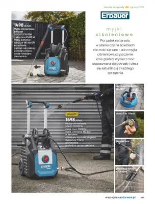 Castorama - gazetka promocyjna Katalog Ogrody, tarasy i balkony 2025 od środy 12.03 do środy 31.12 - strona 215 Castorama - gazetka promocyjna Katalog Ogrody, tarasy i balkony 2025 od środy 12.03 do środy 31.12 - strona 215