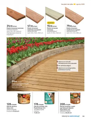 Castorama - gazetka promocyjna Katalog Ogrody, tarasy i balkony 2025 od środy 12.03 do środy 31.12 - strona 265 Castorama - gazetka promocyjna Katalog Ogrody, tarasy i balkony 2025 od środy 12.03 do środy 31.12 - strona 265