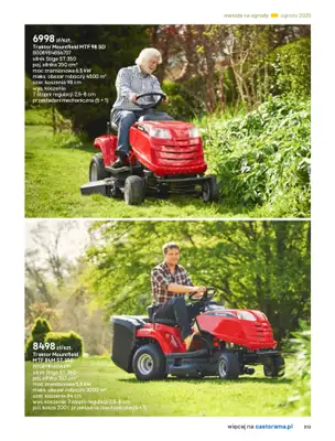 Castorama - gazetka promocyjna Katalog Ogrody, tarasy i balkony 2025 od środy 12.03 do środy 31.12 - strona 213 Castorama - gazetka promocyjna Katalog Ogrody, tarasy i balkony 2025 od środy 12.03 do środy 31.12 - strona 213