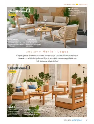 Castorama - gazetka promocyjna Katalog Ogrody, tarasy i balkony 2025 od środy 12.03 do środy 31.12 - strona 45 Castorama - gazetka promocyjna Katalog Ogrody, tarasy i balkony 2025 od środy 12.03 do środy 31.12 - strona 45