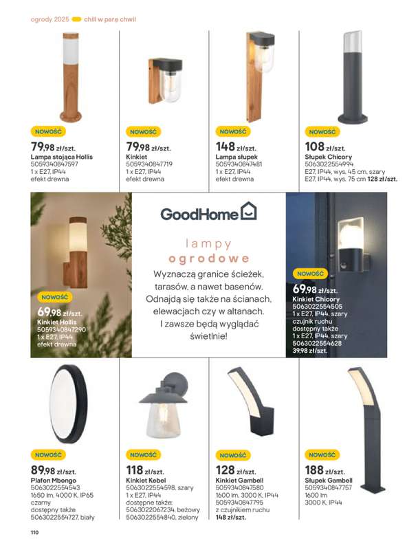 Castorama - gazetka promocyjna Katalog Ogrody, tarasy i balkony 2025 od środy 12.03 do środy 31.12 - strona 110