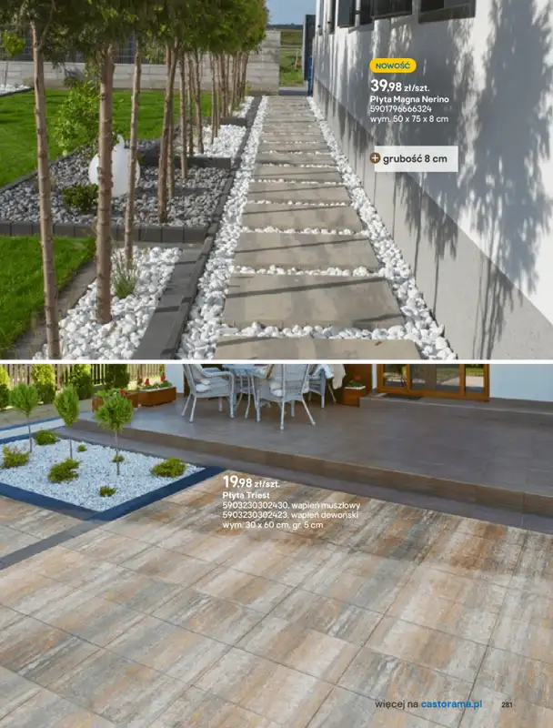 Castorama - gazetka promocyjna Katalog Ogrody, tarasy i balkony 2025 od środy 12.03 do środy 31.12 - strona 281