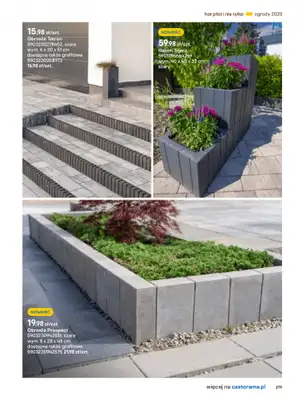 Castorama - gazetka promocyjna Katalog Ogrody, tarasy i balkony 2025 od środy 12.03 do środy 31.12 - strona 279 Castorama - gazetka promocyjna Katalog Ogrody, tarasy i balkony 2025 od środy 12.03 do środy 31.12 - strona 279