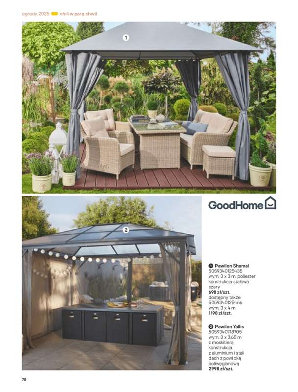 Castorama - gazetka promocyjna Katalog Ogrody, tarasy i balkony 2025 od środy 12.03 do środy 31.12 - strona 78