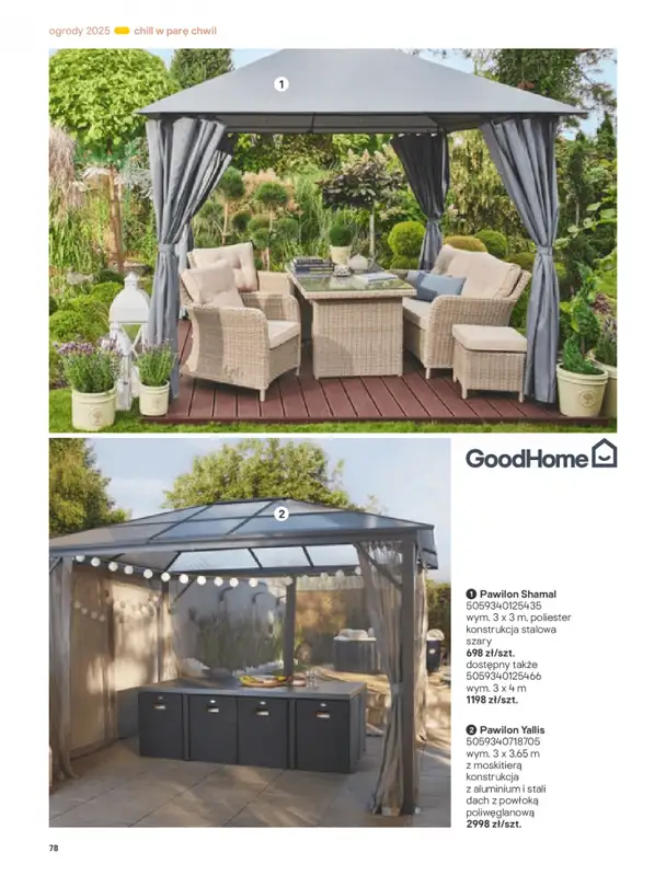 Castorama - gazetka promocyjna Katalog Ogrody, tarasy i balkony 2025 od środy 12.03 do środy 31.12 - strona 78