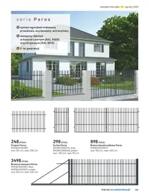Castorama - gazetka promocyjna Katalog Ogrody, tarasy i balkony 2025 od środy 12.03 do środy 31.12 - strona 233 Castorama - gazetka promocyjna Katalog Ogrody, tarasy i balkony 2025 od środy 12.03 do środy 31.12 - strona 233