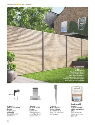 Castorama - gazetka promocyjna Katalog Ogrody, tarasy i balkony 2025 od środy 12.03 do środy 31.12 - strona 224 Castorama - gazetka promocyjna Katalog Ogrody, tarasy i balkony 2025 od środy 12.03 do środy 31.12 - strona 224