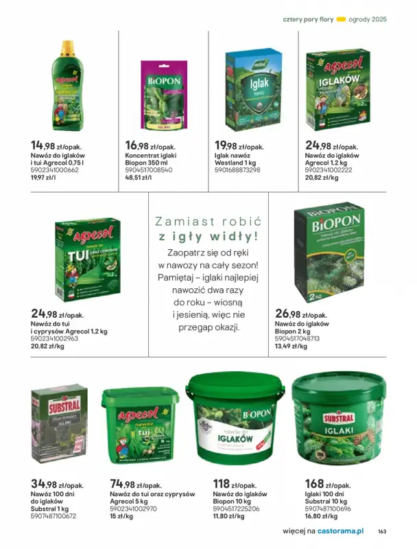 Castorama - gazetka promocyjna Katalog Ogrody, tarasy i balkony 2025 od środy 12.03 do środy 31.12 - strona 163