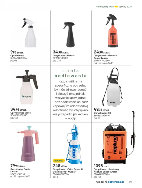 Castorama - gazetka promocyjna Katalog Ogrody, tarasy i balkony 2025 od środy 12.03 do środy 31.12 - strona 173