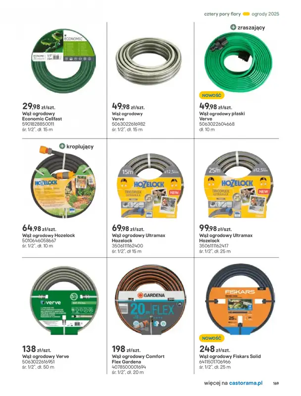 Castorama - gazetka promocyjna Katalog Ogrody, tarasy i balkony 2025 od środy 12.03 do środy 31.12 - strona 169