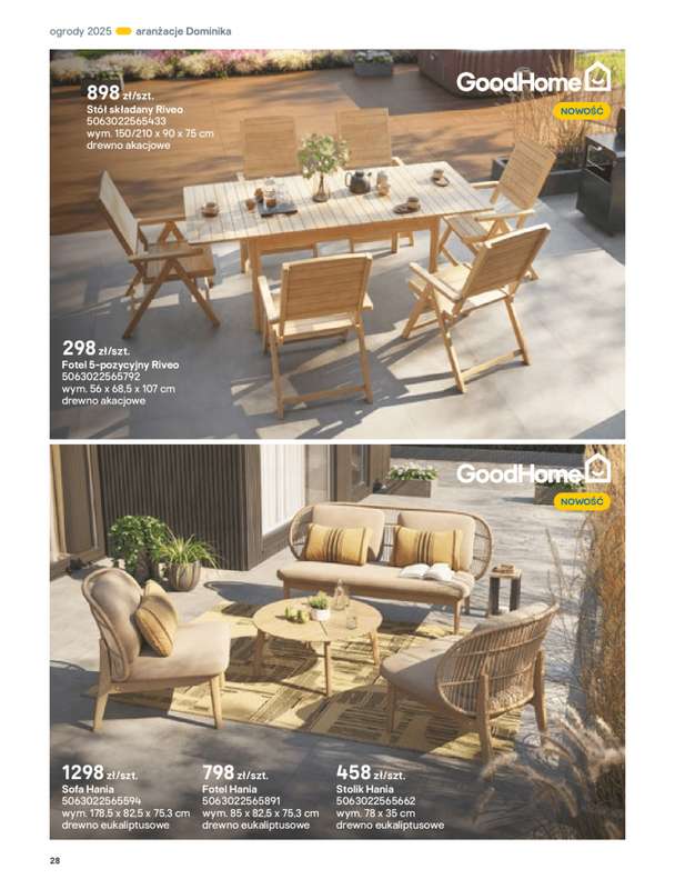 Castorama - gazetka promocyjna Katalog Ogrody, tarasy i balkony 2025 od 艣rody 12.03 do 艣rody 31.12 - strona 28 Castorama - gazetka promocyjna Katalog Ogrody, tarasy i balkony 2025 od 艣rody 12.03 do 艣rody 31.12 - strona 28