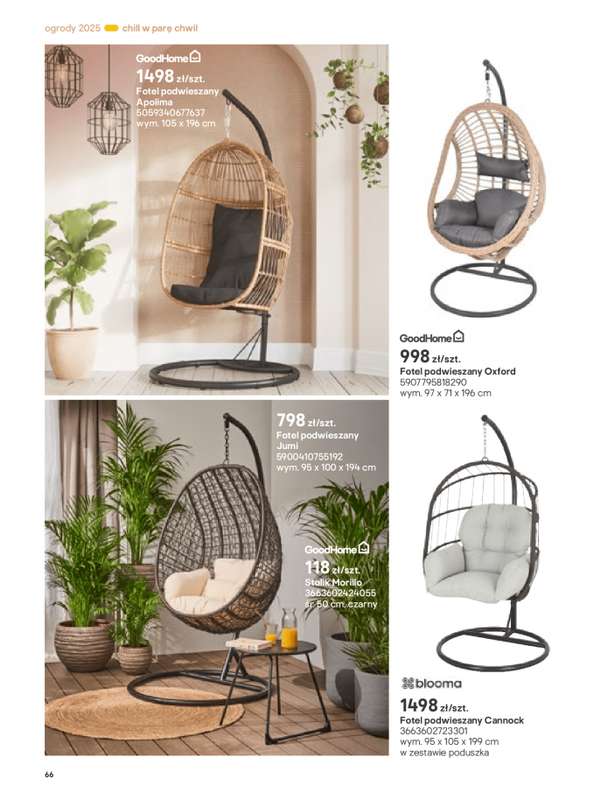 Castorama - gazetka promocyjna Katalog Ogrody, tarasy i balkony 2025 od 艣rody 12.03 do 艣rody 31.12 - strona 66 Castorama - gazetka promocyjna Katalog Ogrody, tarasy i balkony 2025 od 艣rody 12.03 do 艣rody 31.12 - strona 66