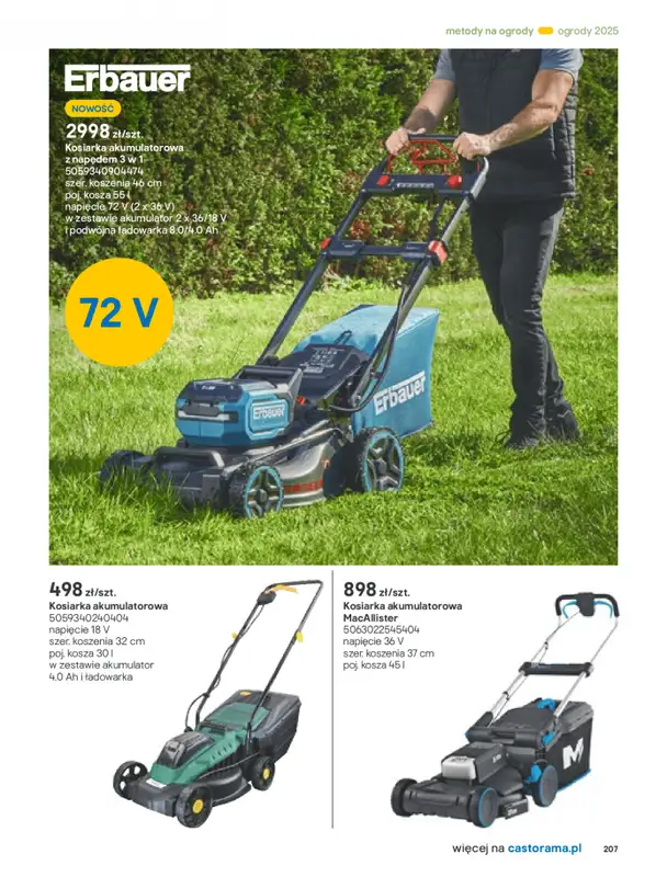 Castorama - gazetka promocyjna Katalog Ogrody, tarasy i balkony 2025 od środy 12.03 do środy 31.12 - strona 207