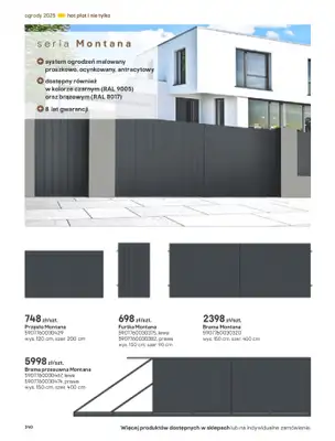 Castorama - gazetka promocyjna Katalog Ogrody, tarasy i balkony 2025 od środy 12.03 do środy 31.12 - strona 240 Castorama - gazetka promocyjna Katalog Ogrody, tarasy i balkony 2025 od środy 12.03 do środy 31.12 - strona 240
