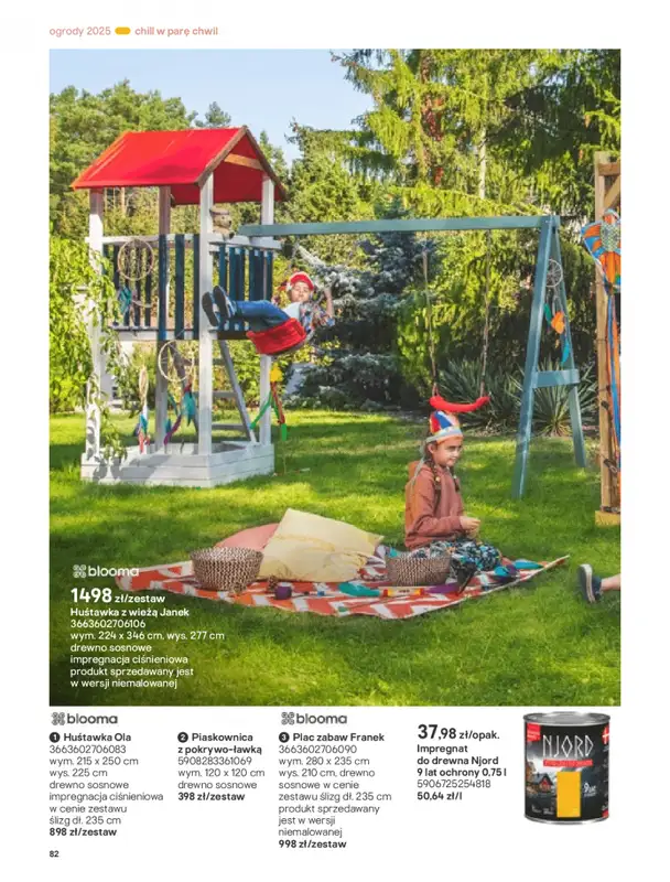 Castorama - gazetka promocyjna Katalog Ogrody, tarasy i balkony 2025 od środy 12.03 do środy 31.12 - strona 82