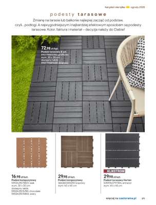 Castorama - gazetka promocyjna Katalog Ogrody, tarasy i balkony 2025 od środy 12.03 do środy 31.12 - strona 271