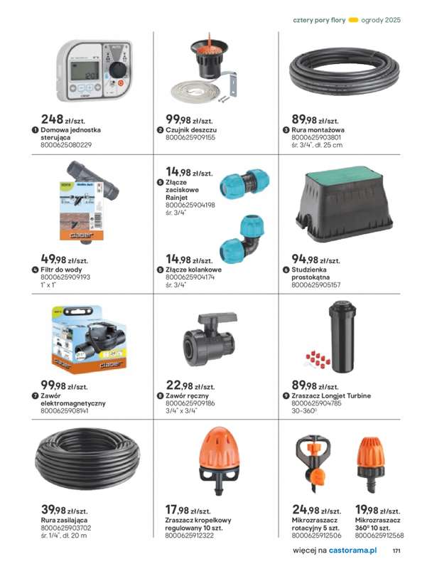 Castorama - gazetka promocyjna Katalog Ogrody, tarasy i balkony 2025 od środy 12.03 do środy 31.12 - strona 171