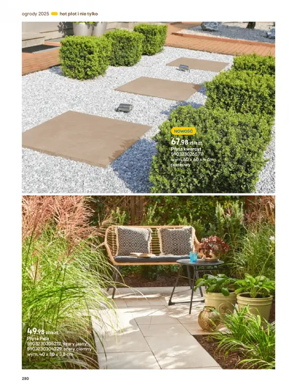 Castorama - gazetka promocyjna Katalog Ogrody, tarasy i balkony 2025 od środy 12.03 do środy 31.12 - strona 280