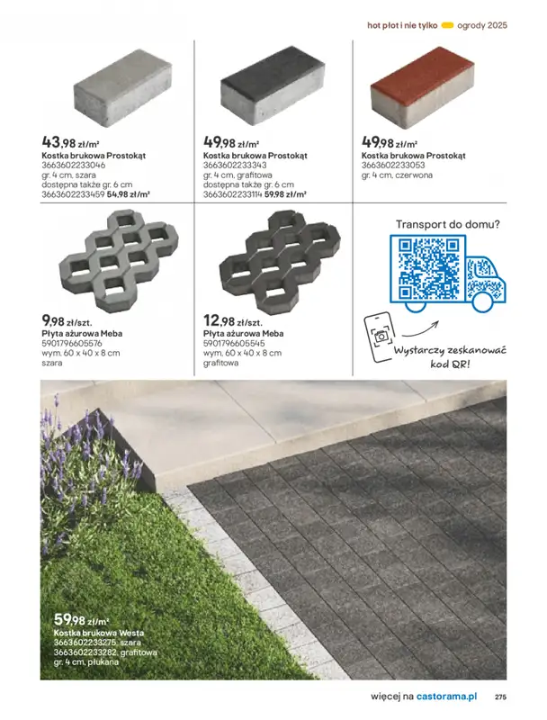Castorama - gazetka promocyjna Katalog Ogrody, tarasy i balkony 2025 od środy 12.03 do środy 31.12 - strona 275