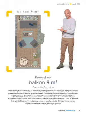 Castorama - gazetka promocyjna Katalog Ogrody, tarasy i balkony 2025 od środy 12.03 do środy 31.12 - strona 15 Castorama - gazetka promocyjna Katalog Ogrody, tarasy i balkony 2025 od środy 12.03 do środy 31.12 - strona 15