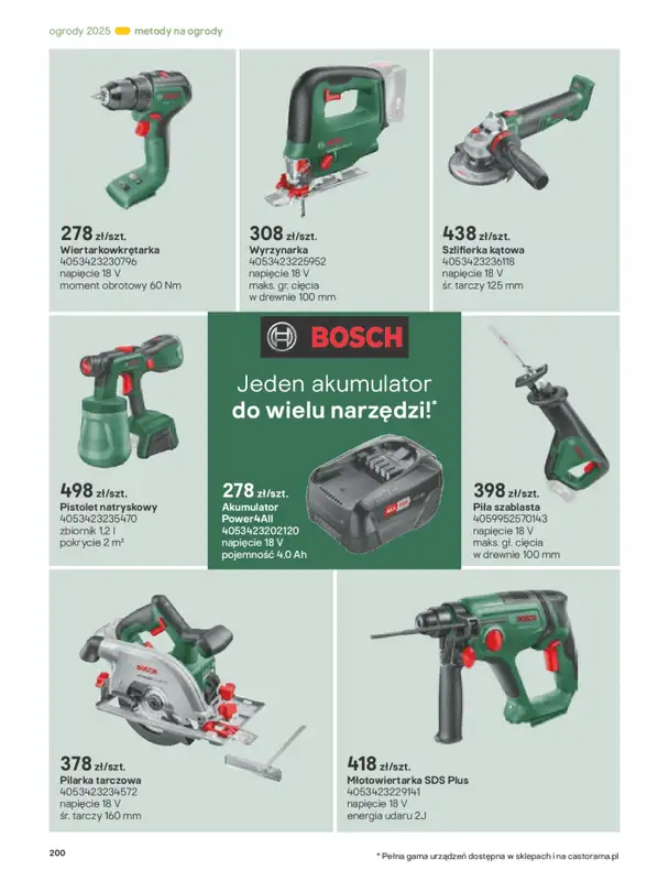 Castorama - gazetka promocyjna Katalog Ogrody, tarasy i balkony 2025 od środy 12.03 do środy 31.12 - strona 200
